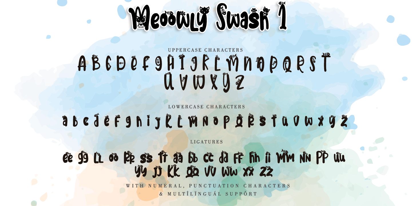 Example font Meoowly #5